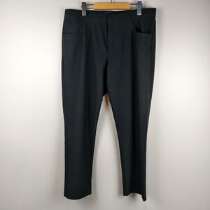 Alberto Ceramica Men’s Modern Fit Performance Pants Black 35x36 work causal